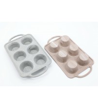 4062 C Форма для кексів, силікон 6 осередків 32,5 х 18,5 х 3,5 см