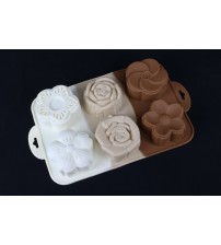 1935 C Форма для кексів, силікон 6 осередків